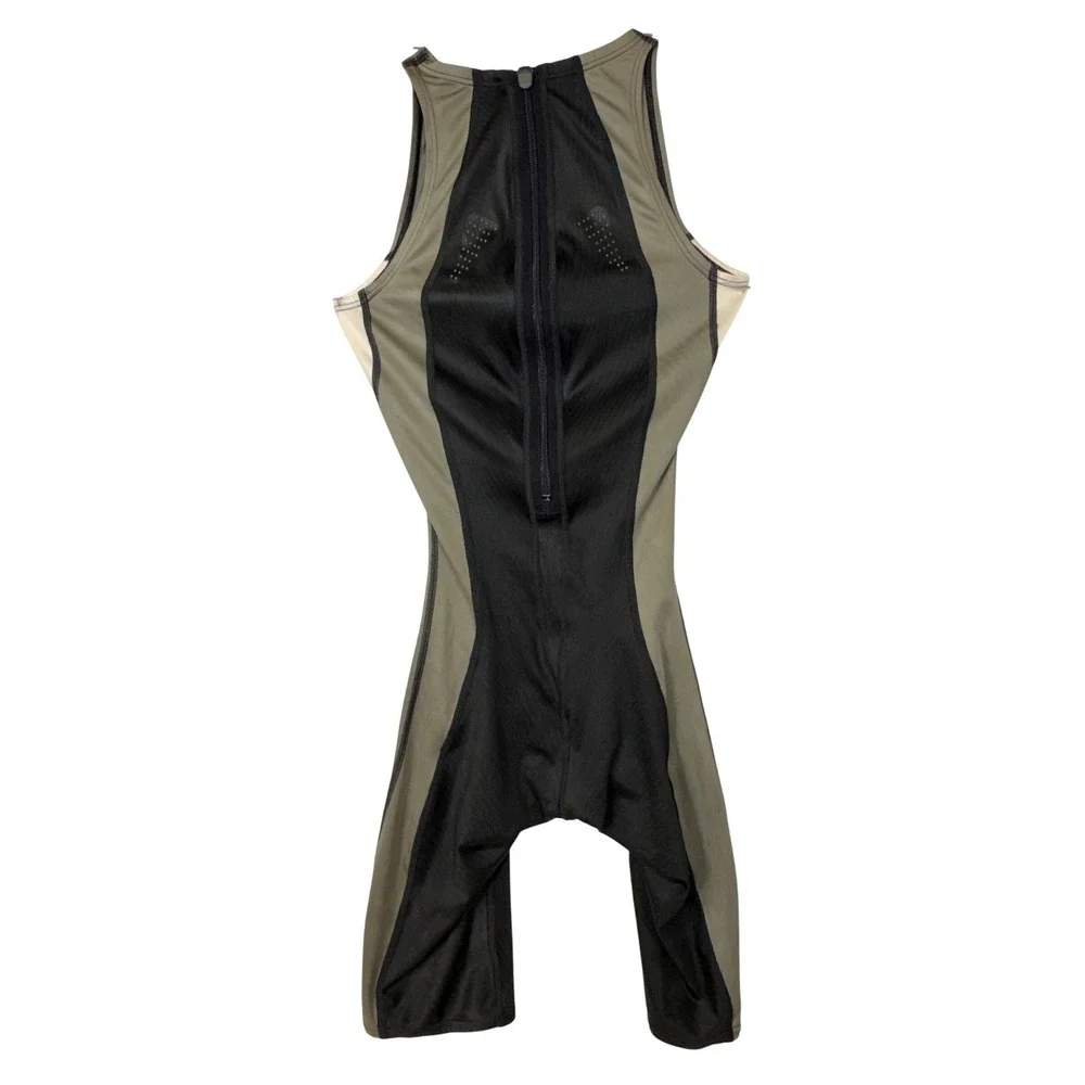 VTG 2008 Speedo LZR Racer Kneeskin Tech Suit Women's‎ Full Body Black Gray